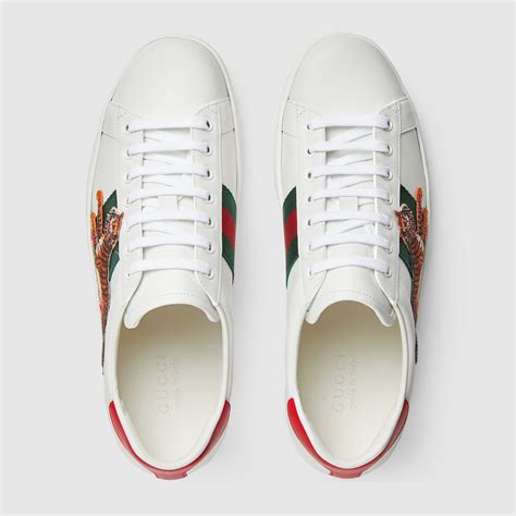 gucci ace tiger shoes|Gucci tiger sneakers high.